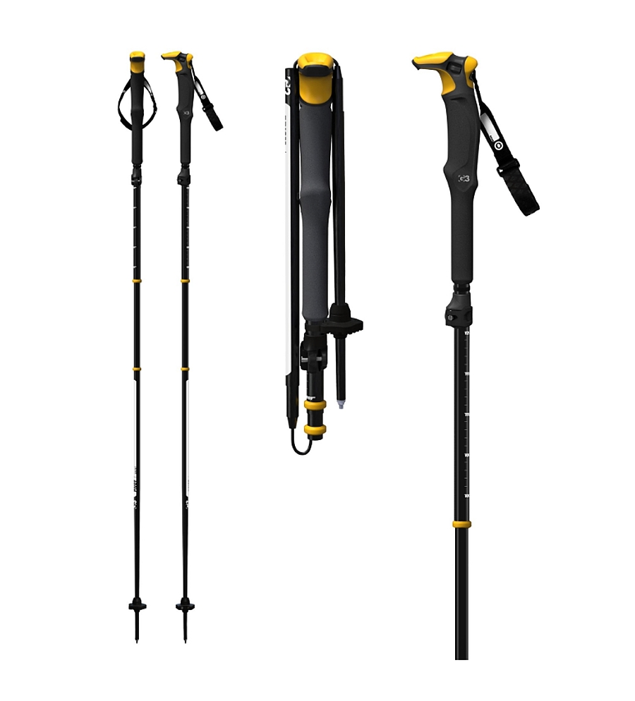 Trekové hole G3 Pivot Trek ve složeném stavu