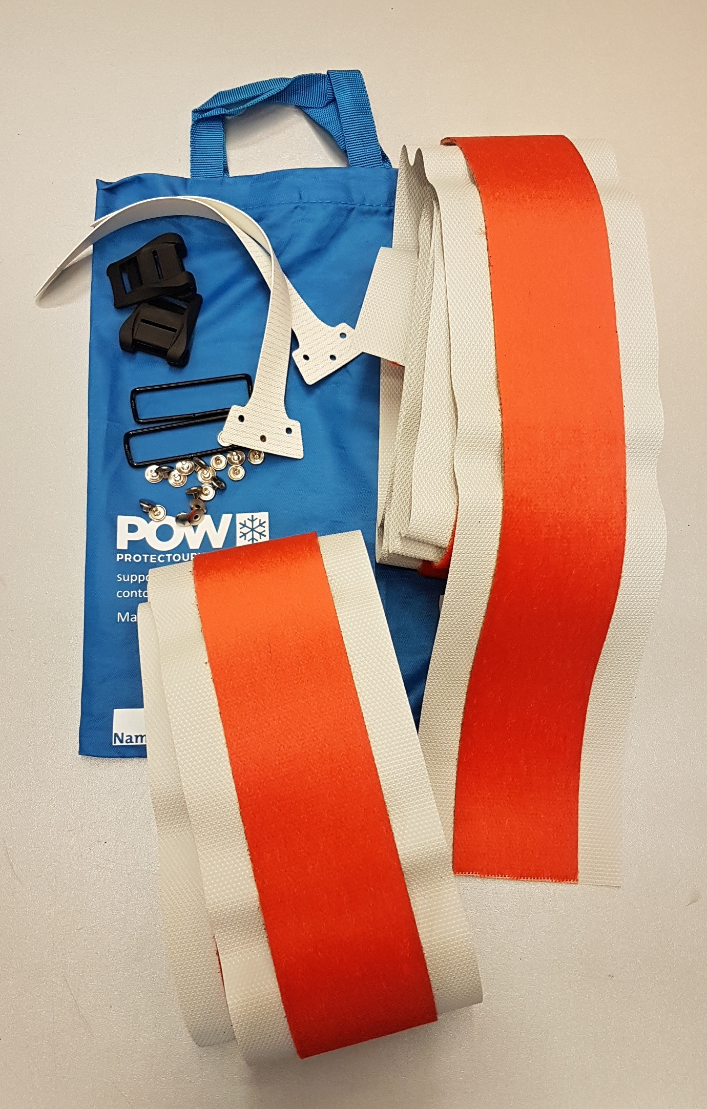 stoupací pásy, skiny na dětské běžky