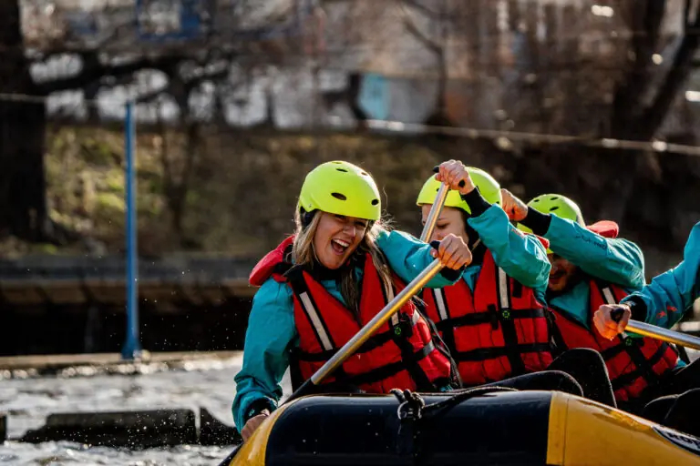 adrenalin na raftu v centru Prahy s Boatparkem