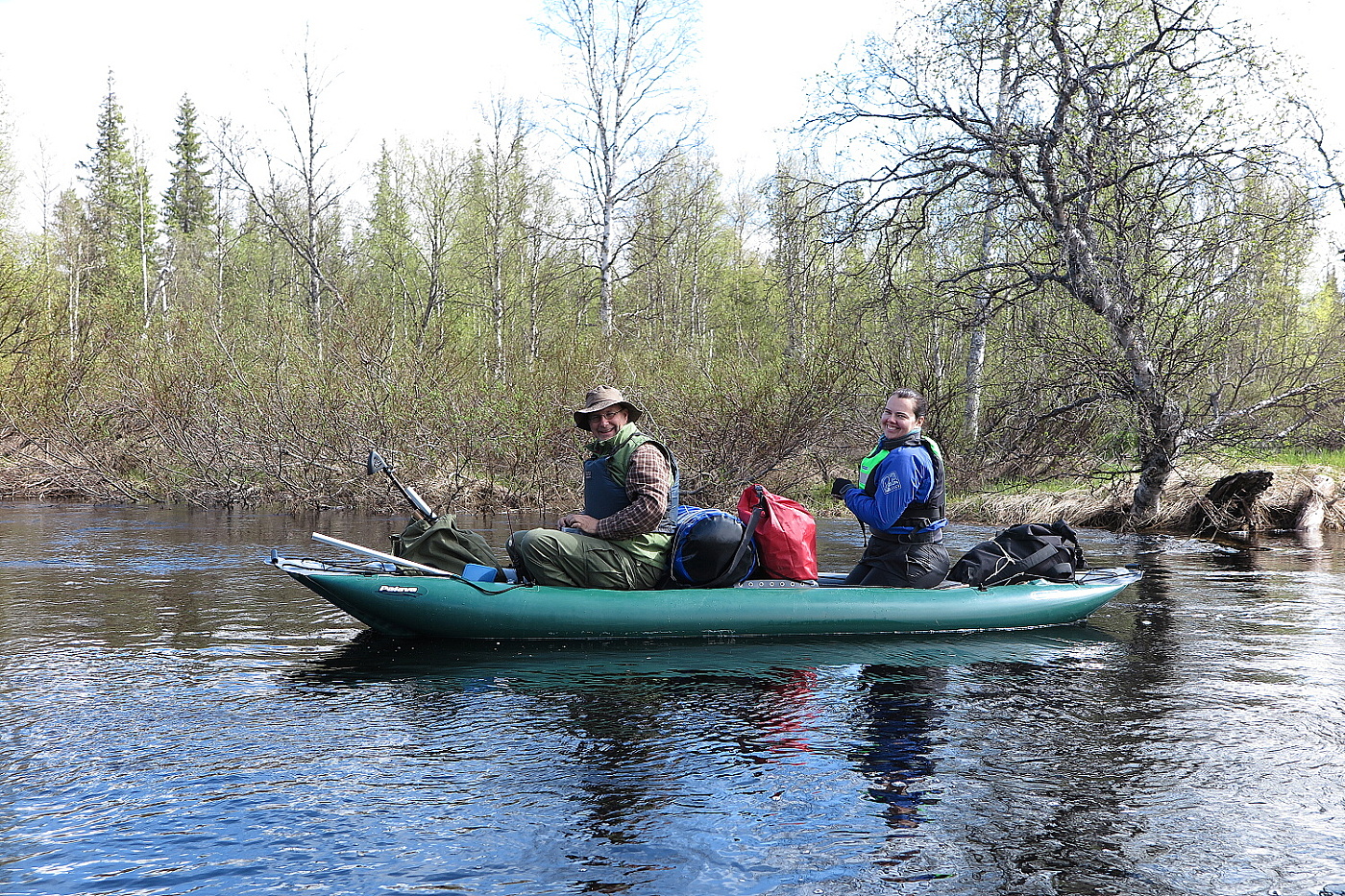 turistická nafukovací kánoe Gumotex Palava