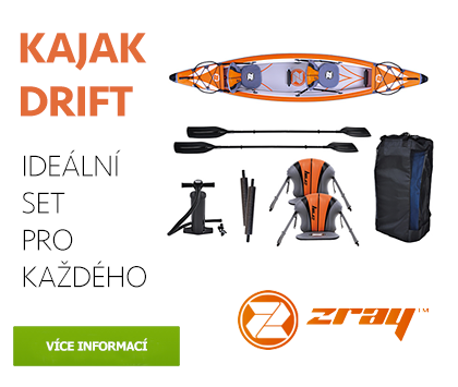 Nafukovací kajak Zray Drift - Zvýhodněný set