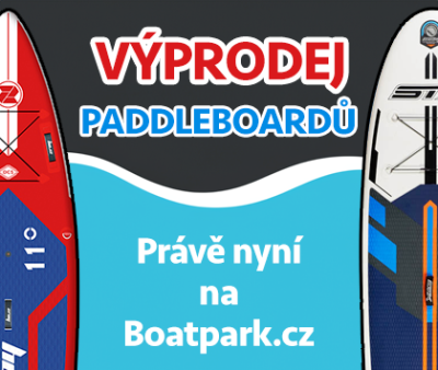 Výprodej paddleboardů a nafukovacích kajaků