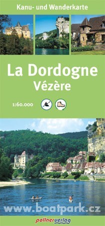 Vodácká mapa La Dordogne
