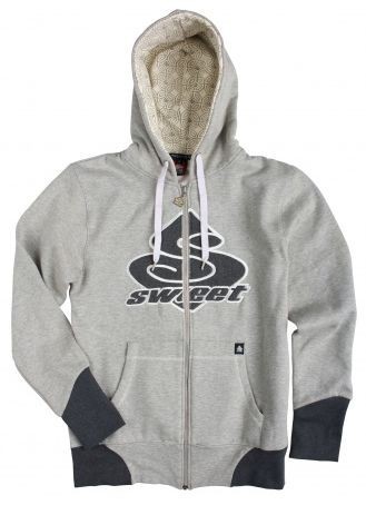 Sweet Logo zip wmn hoodie mikina
