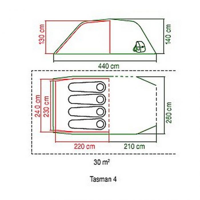 Coleman Tasman 4 stan