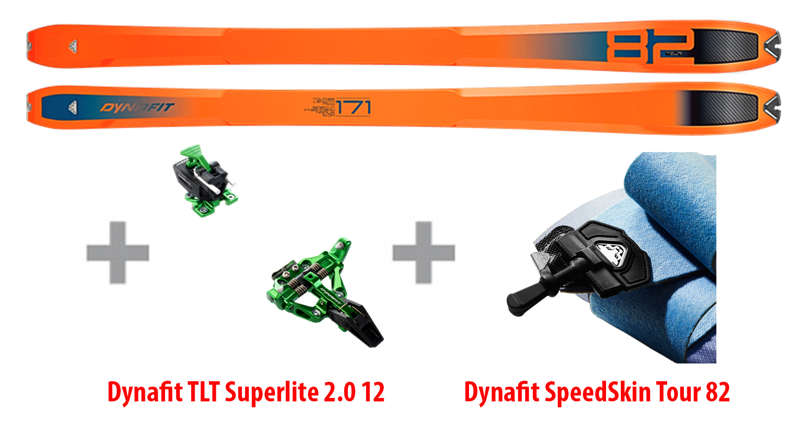 Dynafit Tour 82 + Dynafit TLT Superlite 2.0 12 + Dynafit SpeedSkin Tour 82