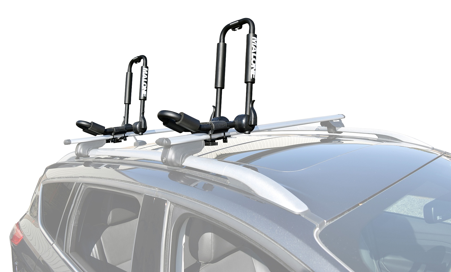 FoldAway-J™ Kayak Carrier with Tie-Downs_J-Style_Folding_Side Loading