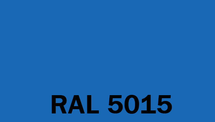 Topcoat barva modrá RAL 5015
