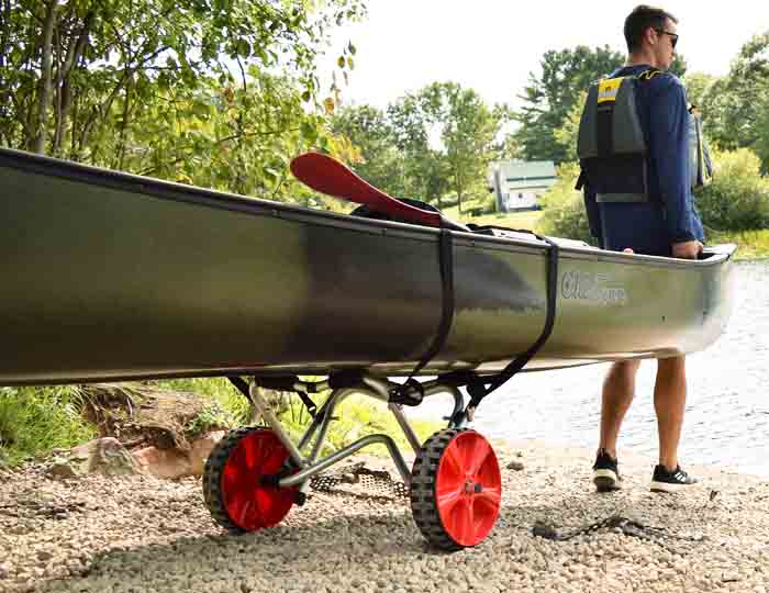 Transportní kolečka Malone Clipper TRX Kayak a Canoe_v akci.jpg