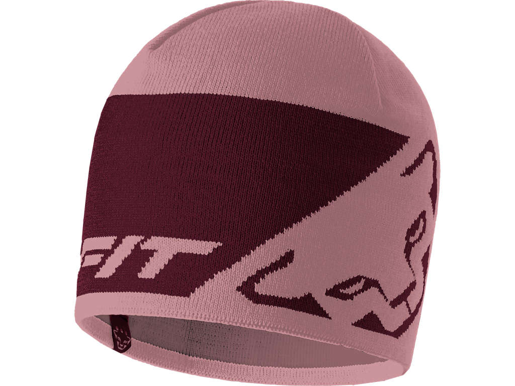 Dynafit Leopard Logo Beanie mokarosa.png