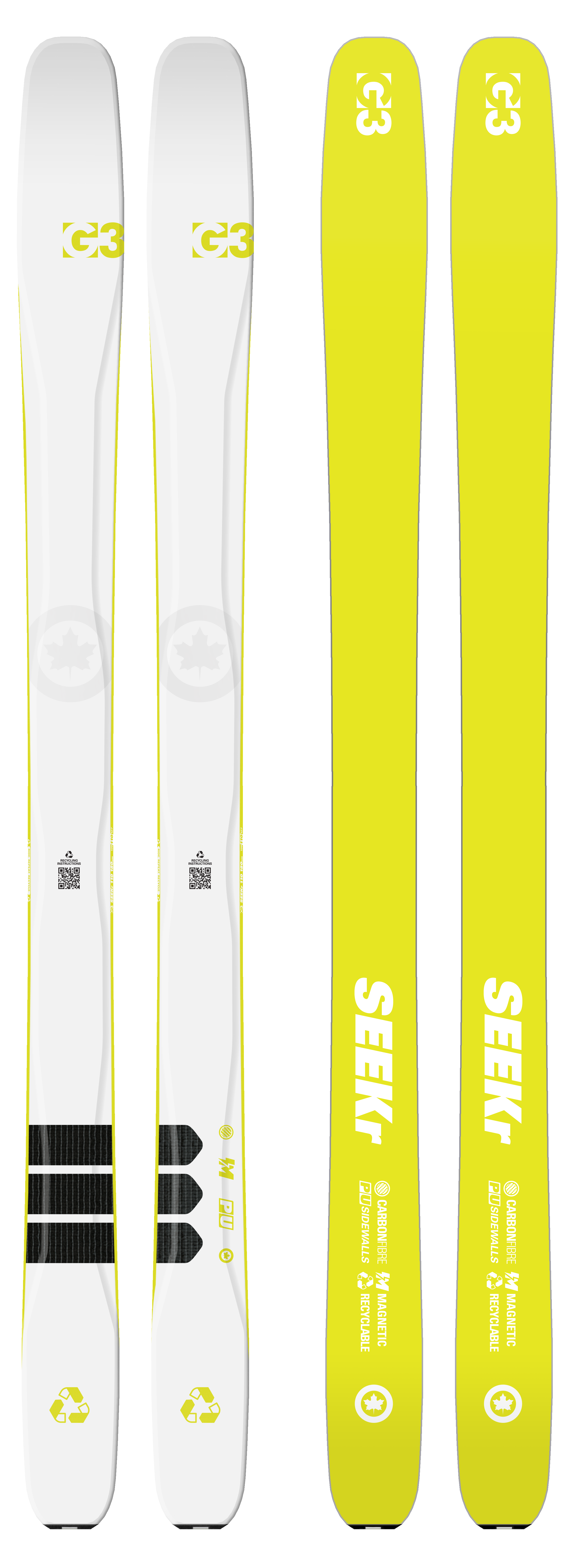skialpové lyže G3 SEEKr R3 110