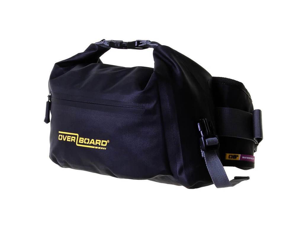 vodotěsná ledvinka OverBoard Waistpack 4L Pro-Light Black