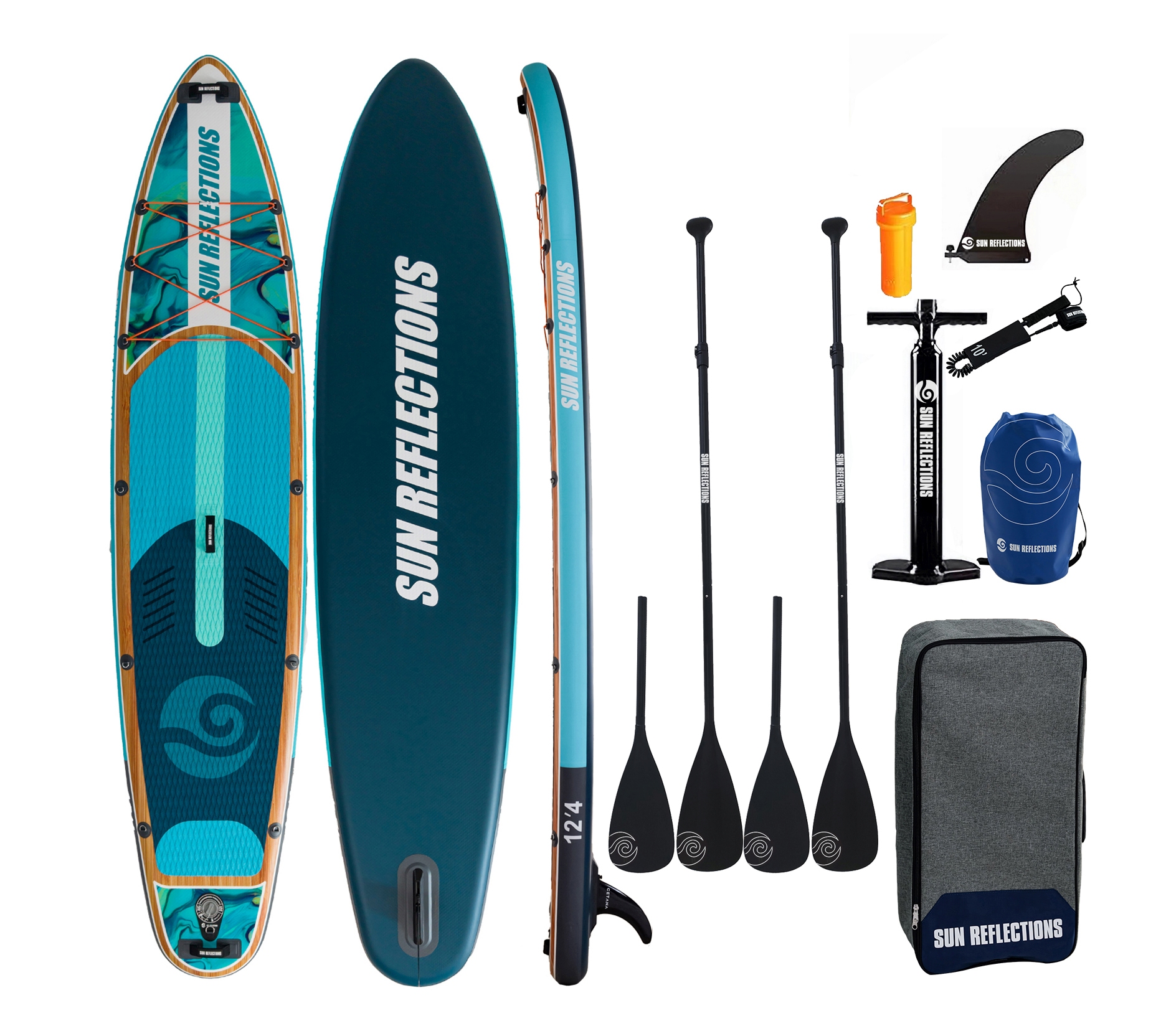 paddleboard Sun Reflection Multi 12,4 Mini Combo