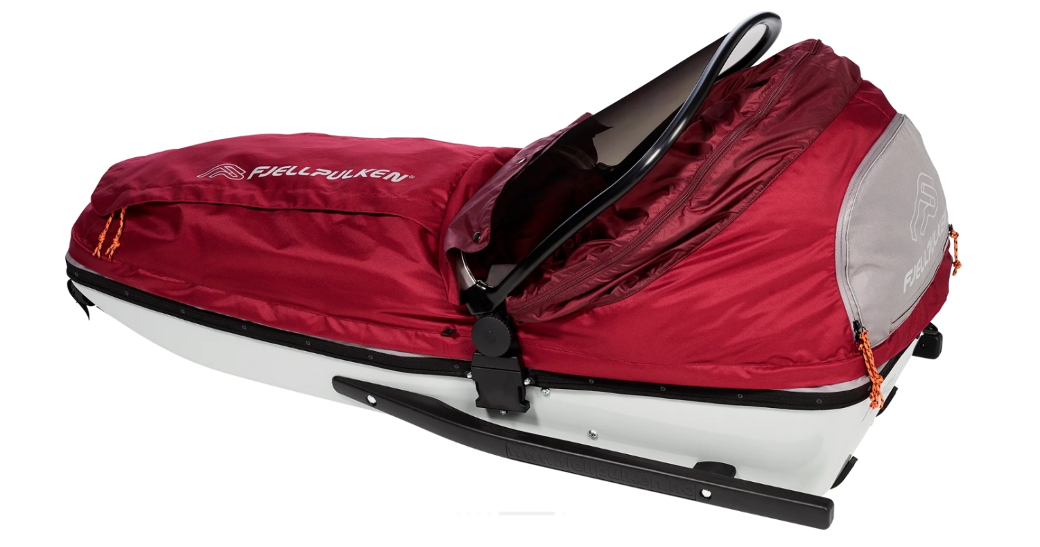 Fjellpulken children sled_back