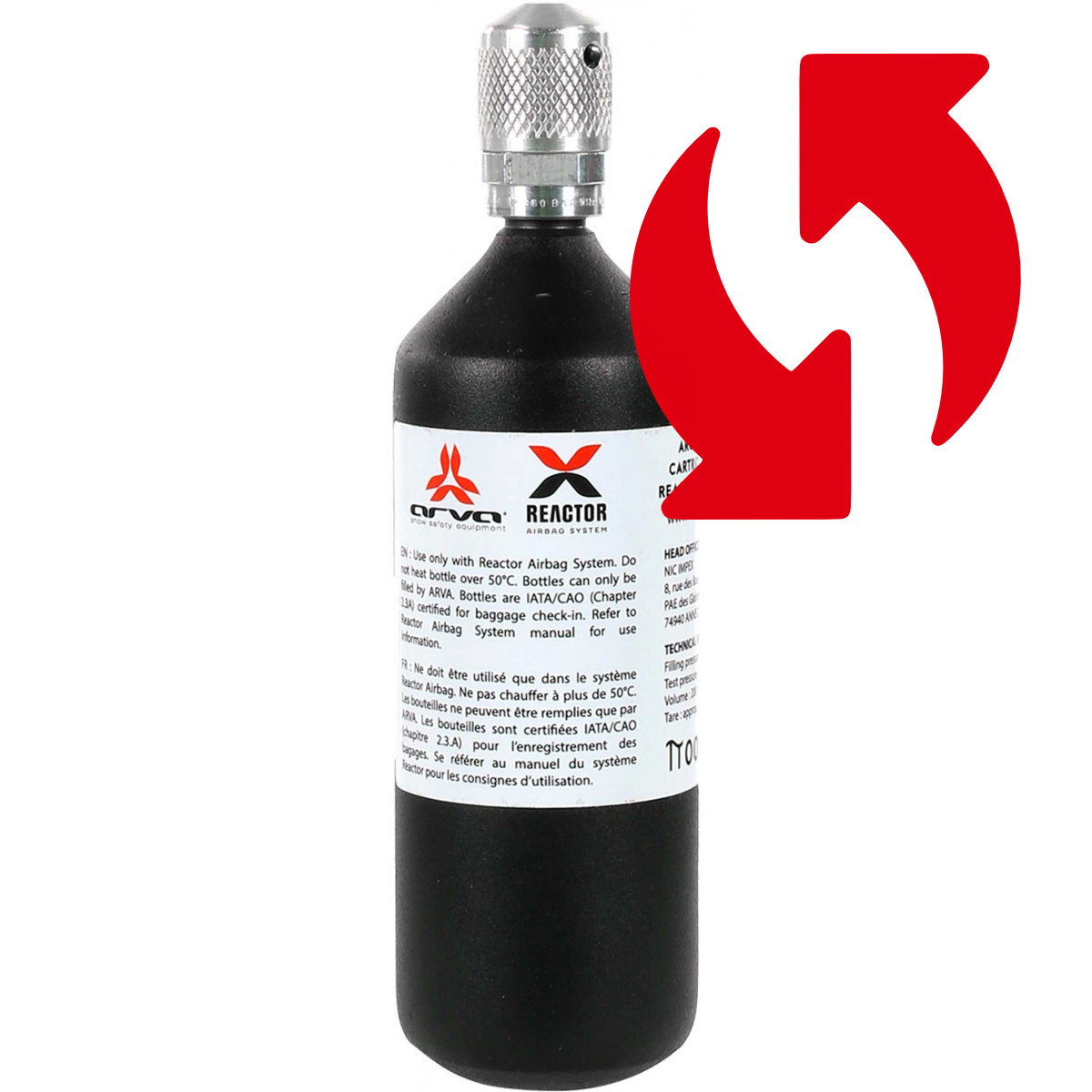 Arva, výměna naplnění cartridge