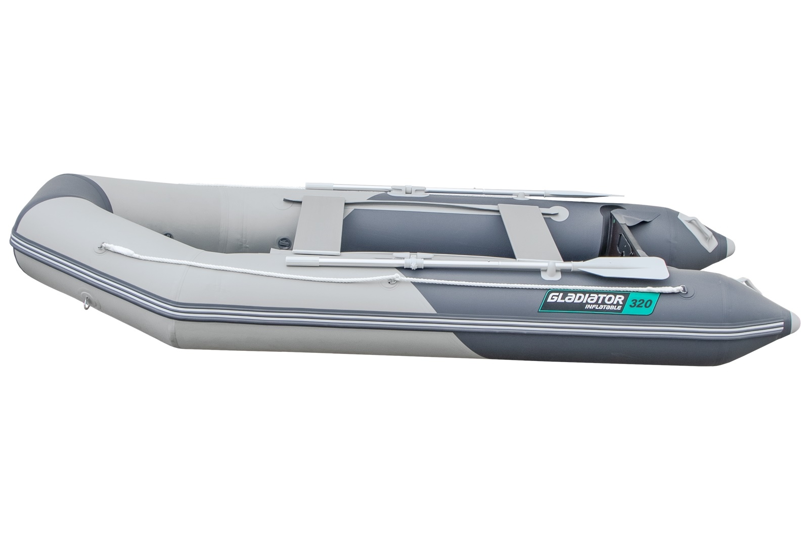 člun Gladiator AK320 grey_side