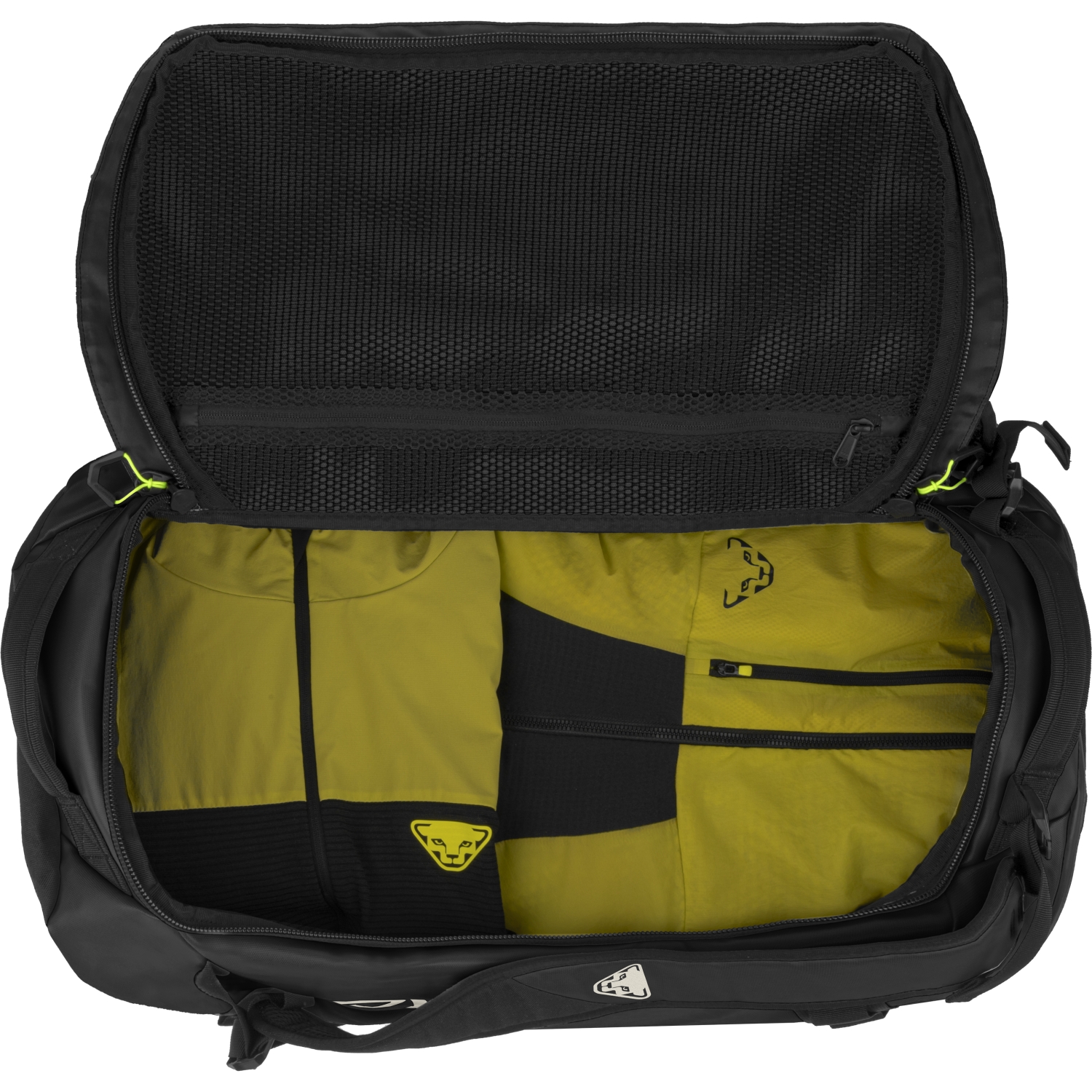 Cestovní taška Dynafit Duffel bag 40L Black out_ uvnitř