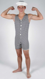 Námořnické pruh. plavky S-XXL