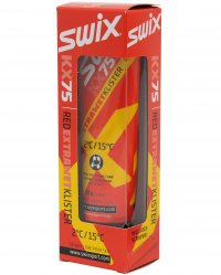 Klister Swix KX75 +2/+15C červený 55g