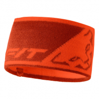 Dynafit Leopard Logo Headband červená (dawn)