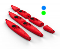 Kayak Innovations Natseq Tandem skládací modulární kajak