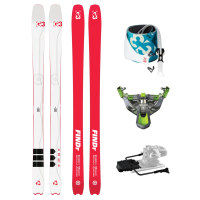 Skialpinistický set lyží G3 FINDr R3 94 + vázání + pásy 23/24