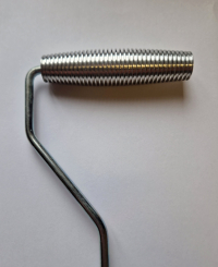 Laminovací kovový váleček soudek 25x100 mm