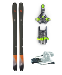 Skialpinistický set lyží Scott Explorair 95 + vázání G3 ZED 12 s brzdou