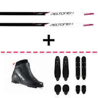Dámský set běžek Peltonen G-Grip Facile W + NIS deska a vázání + boty Alpina T5 Plus