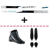 Běžky set Peltonen G-Grip Facile + vázání + boty Alpina T5 Plus 195 cm